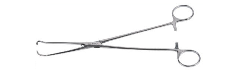 HF3007.1 Gynecological tissue forceps (single jaw)