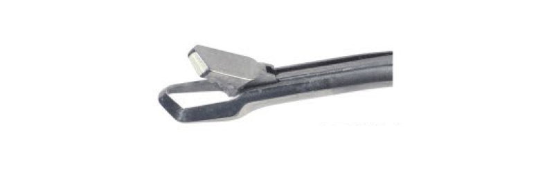 Punch forceps, left curved