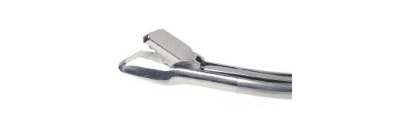 Punch forceps, right curved
